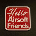 Hello Airsoft Friends Velcro Patch