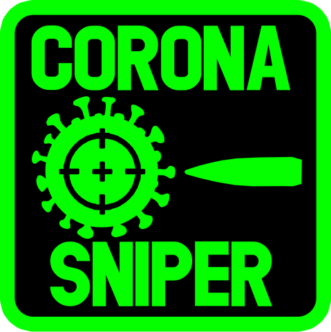 Corona Sniper Velcro Patch
