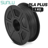 1KG Sunlu Black PLA+ (PRO) Filament